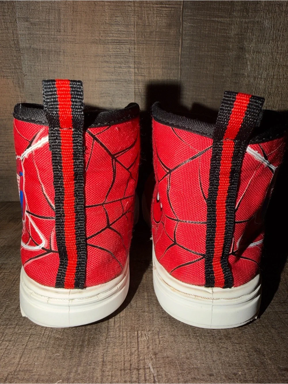 Marvel Spider-Man Hi-Top Sneakers Toddler US 10